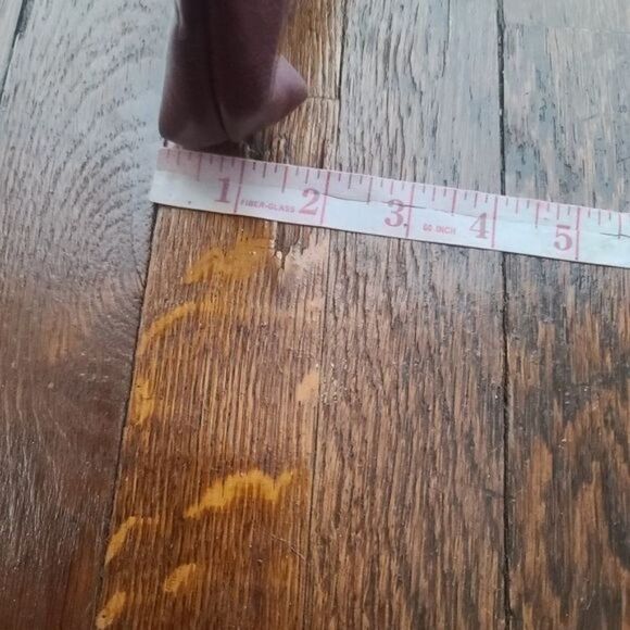 Nwt Deadstock Vintage 80s Burgundy Foldover Large Clutch Purse - Picture 6 of 13